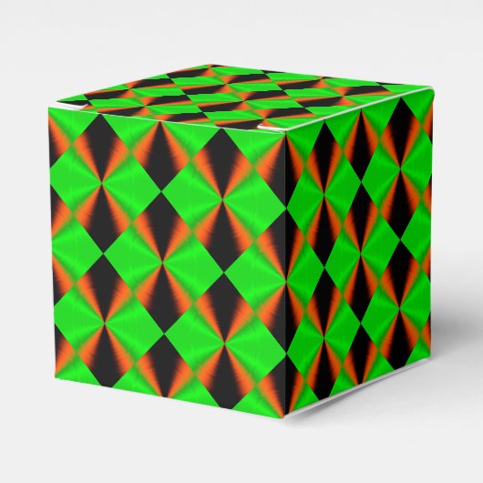 Ballotins Cool noir vert orange Motif moderne (Verso)