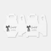 Ballotins Coquette Black Bow moderne Graduate Graduate (Déplié)