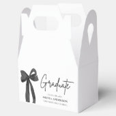 Ballotins Coquette Black Bow moderne Graduate Graduate (Ouvert)