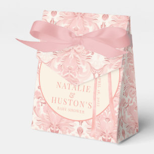 Ballotins Coquette Blush Pink Bow Floral Baby shower personn
