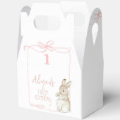 Ballotins Coquette Bow rose Pierre le lapin 1er anniversaire (Ouvrir)