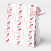 Ballotins Coquette Cherry Baby Shower Monogramme (Arrière)