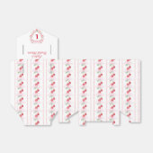 Ballotins Coquette Cherry Baby Shower Monogramme (Déplié)