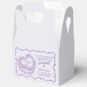 Ballotins Coquette Coeur du cou mauve Galentines (Ouvrir)