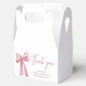 Ballotins Coquette Merci de la coquette rose moderne (Ouvert)