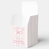 Ballotins Coquette Rose Bow Pastel Baby shower Dessert (Ouvert)