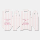 Ballotins Coquette Rose Bow Pastel Baby shower Dessert (Déplié)