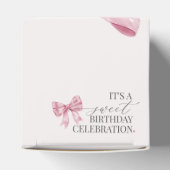 Ballotins Coquette Rose Bow Sweet 16 Anniversaire fête cadea (Haut)