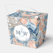 Ballotins Coquillage de plage Mariage nautique et Rose (Arrière)