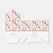 Ballotins Coquillages de plage aquarelle mariage chic côtier (Déplié)