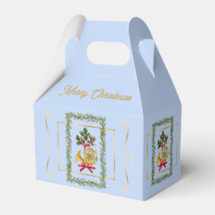Ballotins Cor d'harmonie français élégant Noël Bleu clair