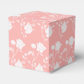 Ballotins Coral Rose mariage Favor Box (Arrière)