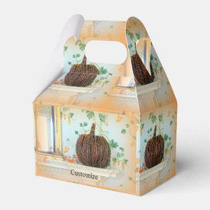 Ballotins corbeille coloniale citrouille bonbon étain