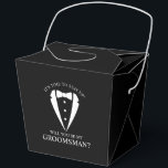 Ballotins Costume de smoking noir pour mariage Proposition p<br><div class="desc">Rendez votre mariage inoubliable – Ajoutez une touche personnelle avec des boîtes de cadeaux pour la demande des garçons d'honneur, </div>