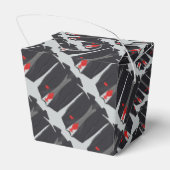 Ballotins Costume noir et Cravate rouge pour hommes sortent  (Arrière)