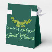 Ballotins Cosy Cuppa Green Tea Cups Après-Midi Tea Party Noi (Arrière)