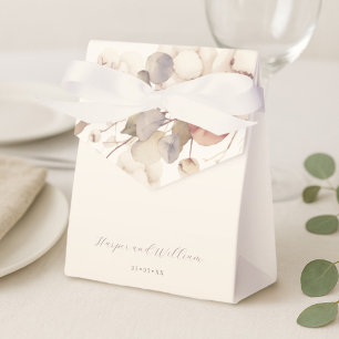 Ballotins Coton doux et mariage eucalyptus