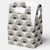 Ballotins Coucher de soleil noir et beige moderne Motif d'ar (Ouvert)