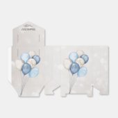 Ballotins Couleur Aquarelle Bleue Bleu Blancs (Déplié)