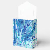 Ballotins Couleur bleu art merci boîte cadeau (Ouvert)