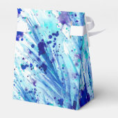 Ballotins Couleur bleu art merci boîte cadeau (Arrière)