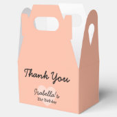 Ballotins Couleur de tendance - Ballotin de pêche douce (Ouvert)