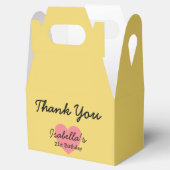 Ballotins Couleur de tendance - Ballotin jaune doux (Ouvert)