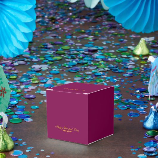 Ballotins Couleur du vin Heureuse Sainte-Valentin (Fête)