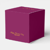 Ballotins Couleur du vin Heureuse Sainte-Valentin (Arrière)