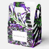 Ballotins Couleur électrique Pop Tropical Palm Feuille Maria (Ouvert)