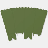 Ballotins Couleur solide verte de mousse foncée (Déplié)