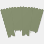 Ballotins Couleur solide verte Sage (Déplié)