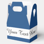 Ballotins Couleur uni bleu haut de gamme classique (Ouvert)