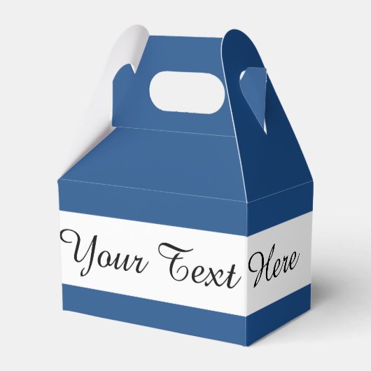 Ballotins Couleur uni bleu haut de gamme classique (Verso)