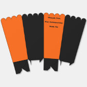 Ballotins Couleur vive Vrai Orange (Déplié)