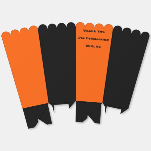 Ballotins Couleur vive Vrai Orange (Déplié)