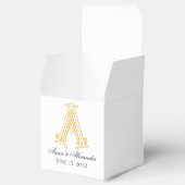 Ballotins COULEURS ÉDITABLES AA Monogramme AA Crest Ballotin (Ouvert)