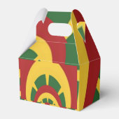 Ballotins Couleurs jamaïcaines rouge or et rasta vert (Verso)