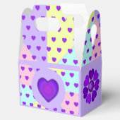 Ballotins Couleurs pastel & coeurs violets battre (Ouvert)