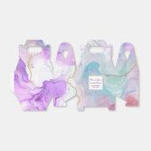 Ballotins Couleurs violettes, vertes, roses, élégantes (Déplié)