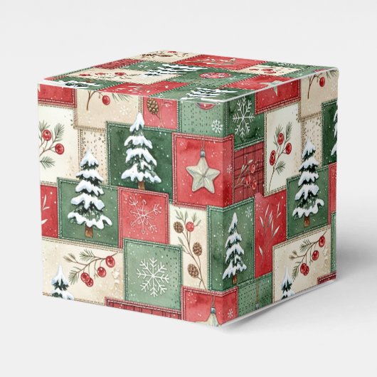 Ballotins Country patchwork christmas pattern (Verso)