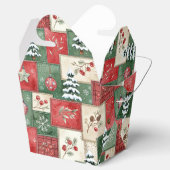 Ballotins Country patchwork christmas pattern (Ouvert)