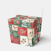 Ballotins Country patchwork christmas pattern (Verso)