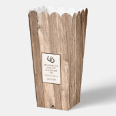 Ballotins Country Rustic Horseshoe & Brown Wood Mariage (Recto)