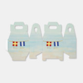 Ballotins Couples Monogramme Signal Maritime Drapeaux Aquare (Déplié)