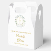 Ballotins Couronne de feuillage de première communion en or (Ouvert)