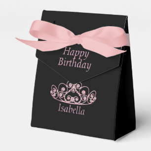 Ballotins Couronne de Tiara Rose - Anniversaire de Princesse