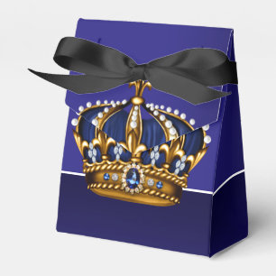 Ballotins Couronne d'or Bleu Petit Prince Garçon Baby Shower