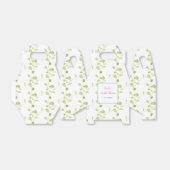 Ballotins Couronne florale rose de printemps pour mariage (Déplié)