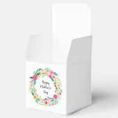 Ballotins Couronne florale rustique colorée (Ouvert)